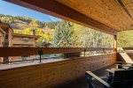 Private Deck with Mountain View 
